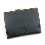 Loewe（ロエベ） 二つ折り財布（小銭入れ付） 112.55.550 ANAGRAMS ブラック