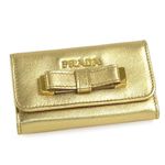 PRADA（プラダ） キーケース 1M0222 NAPPA FIOCCO プラチナ