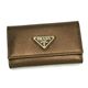 PRADA(プラダ) キーケース 1M0222 SAFF ORO WI/ダークブラウン