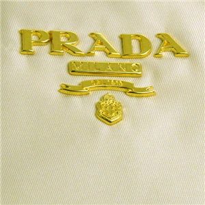 PRADA（プラダ） トートバッグ BR3923 TES SAF COL ベージュ／アイボリー