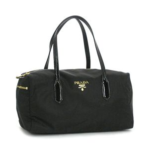 PRADA（プラダ） ボストンバッグ BL0567 TES VERNICE BT ブラック