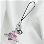 Vivienne Westwood（ヴィヴィアンウエストウッド） 携帯ストラップ 21965021001DIAMAN HEA ピンク