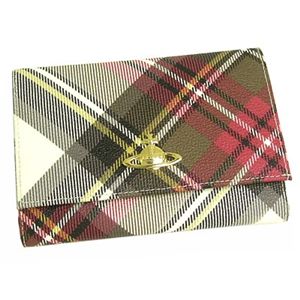 Vivienne Westwood（ヴィヴィアンウエストウッド） 二つ折り財布（小銭入れ付） 0746V DERBY EXHIBITI EXHIBITION