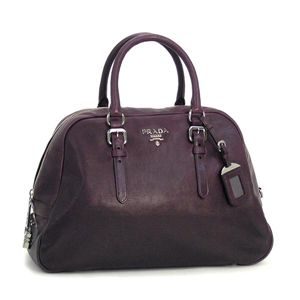 PRADA（プラダ）ハンドバッグ BL0540 ダークパープル