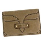 LOEWE（ロエベ）三つ折り財布（小銭入れ付） 184 75 563 CANDY ライトブラウン