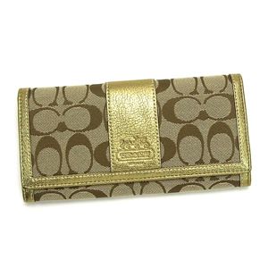 COACH（コーチ）長札財布41577ゴールド
