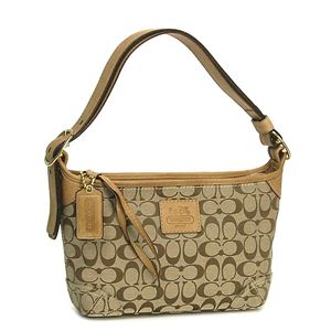 COACH（コーチ）ショルダーバッグ12594ベージュ/キャメル
