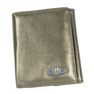 Vivienne Westwood（ヴィヴィアンウエストウッド）Wホック財布737ダークグレー