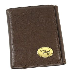 Vivienne Westwood（ヴィヴィアンウエストウッド）Wホック財布737ダークブラウン
