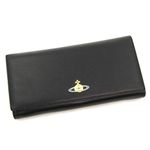 Vivienne Westwood(ヴィヴィアン ウエストウッド) 長札財布 NAPPA 1032 ブラック/ゴールド 