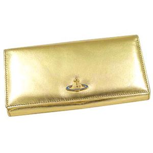 Vivienne Westwood(ヴィヴィアン ウエストウッド) 長札財布 NAPPA 1032 ゴールド 