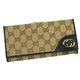 GUCCI(グッチ) 長札財布 181593 9769 ブラック/ベージュ