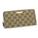 GUCCI(グッチ) 長札財布 112724 9786 ブラック/ベージュ