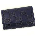 GUCCI(グッチ) キーケース 138093 BASIC KEY-CASE ブルー