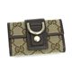 GUCCI(グッチ) キーケース 141419 BASIC KEY-CASE ベージュ/ダークブラウン