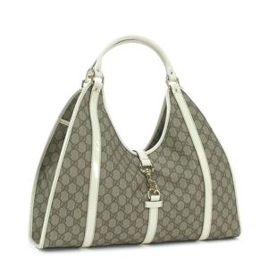 GUCCI(グッチ) ショルダーバッグ 203493 SHOULDER DOUBLE SHOULDER LA ベージュ/ホワイト