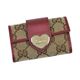 GUCCI(グッチ) キーケース 203551 9755 ベージュ/レッド