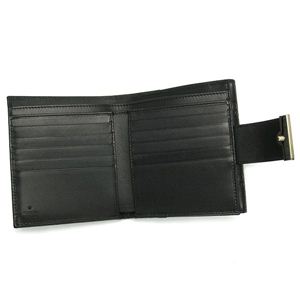 GUCCI(グッチ) Wホック財布 212090 WALLET FLAP FRENCH ブラック