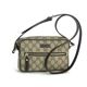 GUCCI(グッチ) ナナメガケバッグ 201447 SHOULDER BAG CAMERA BAG ZIP C ベージュ/ダークブラウン