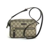GUCCI(グッチ) ナナメガケバッグ 201447 SHOULDER BAG CAMERA BAG ZIP C ベージュ/ダークブラウン
