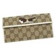 GUCCI(グッチ) 長札財布 167464 WALLET CONTINENTAL ベージュ/ホワイト