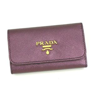 PRADA(プラダ) キーケース 1M0222 SAFFIANO METAL ORO ライトパープル