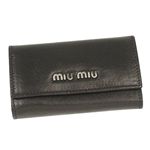 Miu Miu(ミュウミュウ) キーケース 5M0222 GABA ブラック