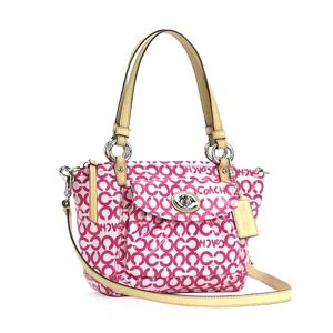 Coach(コーチ) ハンドバッグ 13141LEAH OP ART COATED C ピンク
