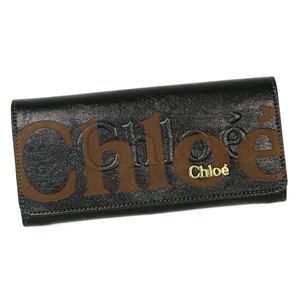 CHLOE(クロエ) 長財布 ECLIPSE 3PO303 LONG WALLET WITH FLAP BLACK