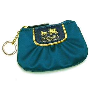 Coach(コーチ) ポーチ 42030MINI SIGNATURE スモーキー ブルー