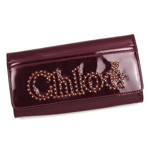 CHLOE(クロエ) 長財布 NOVA 3PO452 LONG WALLET WITH FLAP RUBY