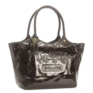 Coach(コーチ) ショルダーバッグ 12403BLEECKER PATENT LEAT ダークブルー