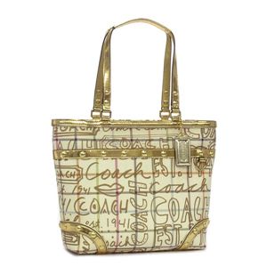 Coach(コーチ) トートバッグ 13188HERITAGE STRIPE ゴールド