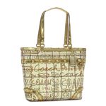 Coach(コーチ) トートバッグ 13188HERITAGE STRIPE ゴールド