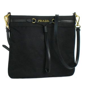 PRADA(プラダ) ショルダーバッグ BT0702 NYLON JACQUARD ブラック