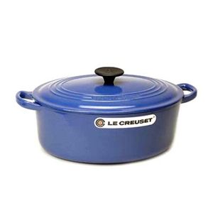 Le Creuset（ル クルーゼ） キッチン・鍋・パン ココットオーバル25cm2502-25 ブルー