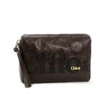 Chloe（クロエ） ポーチ 8AP533 ECLIPSE TRAVEL POUCH BROWN F08 ブラウン