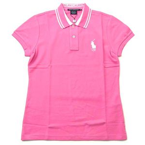 Ralph Lauren（ラルフローレン） ポロシャツ GK96C02 SS　MORGAN　POLO ピンク M