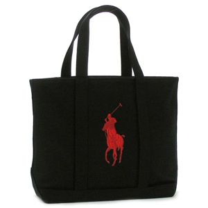 Ralph Lauren（ラルフローレン） トートバッグ HCP247PPTP CANVAS MEDIUM TOTE レッド