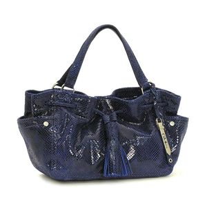 Cole Haan（コールハーン）トートバッグ MARABELLE B27519 MINI　DRAWSTRING　BAG ネイビー