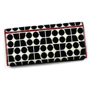 kate spade(ケイトスペード)長札財布 CORNELIA STOREET N PWRU1091 REMY ブラック/レッド