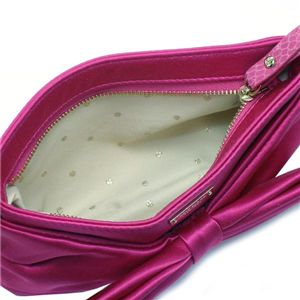 kate spade(ケイトスペード)ポーチ PLAZA SEASONAL PWRU1232B BOW POUCH チェリー