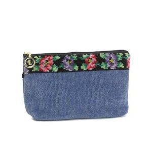 Feiler（フェイラー） ポーチ ANEMONE m8 cosmetic bag ブルー