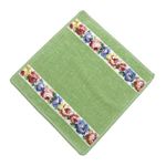 Feiler（フェイラー） タオル AIDA WHITE PISTACHIO wash cloth 25/25 ピスタチオ