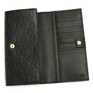 GUCCI(グッチ) 長札財布 204836 1000 ブラック