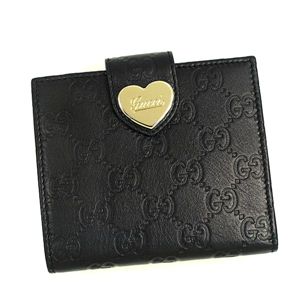 GUCCI（グッチ） Wホック財布 203549 1000 ブラック