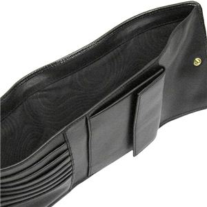 PRADA（プラダ） 三つ折り財布（小銭入れ付） TESSUTO VERNICE 1M0170 SAF METAL ブラック
