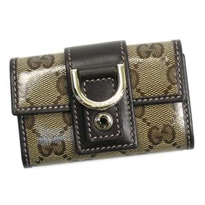 Gucci（グッチ） キーケース NEW ABBEY 141419 BASIC KEY-CASE 9643 ベージュ/ダークブラウン