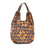 Vivienne Westwood（ヴィヴィアンウエストウッド） ショルダーバッグ STONEAGE 4818  オレンジ 