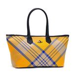 Vivienne Westwood（ヴィヴィアンウエストウッド） トートバッグ SUMMER TARTAN 4907 イエロー